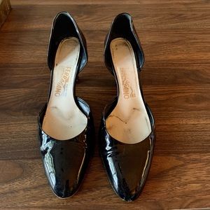 Salvatore Ferragamo Black Heels Size 8